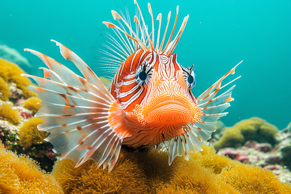 Majestic Lionfish Portrait