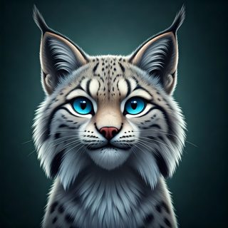 majestic lynx portrait