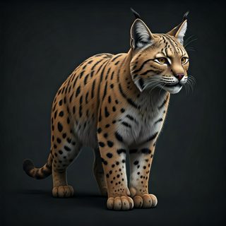 majestic lynx portrait