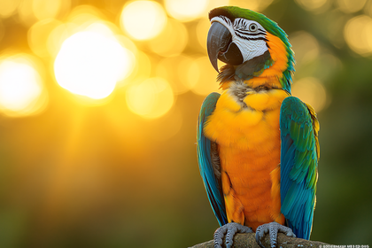 Majestic Macaw Parrot