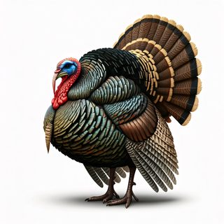 majestic male turkey