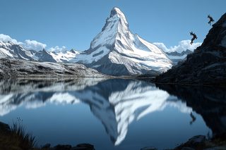 Majestic Mountain Reflection