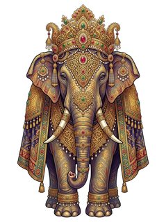 ornate royal elephant