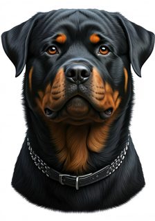rottweiler dog portrait