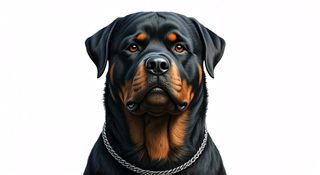 rottweiler portrait dog