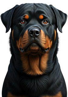 rottweiler portrait