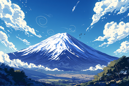 Majestic Snow Mountain