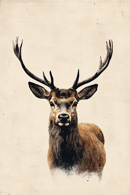 Majestic Stag Portrait