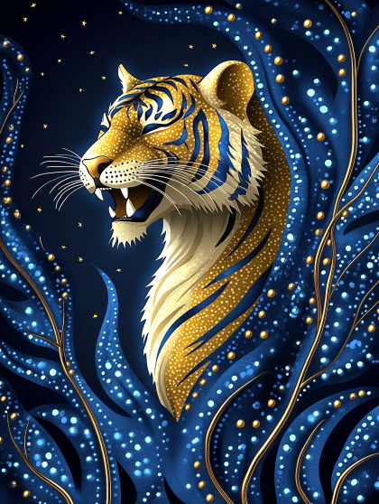 Majestic Tiger Illustration