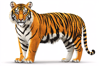 Majestic Tiger Illustration