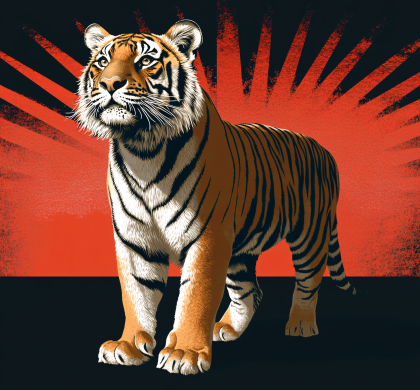Majestic Tiger Illustration
