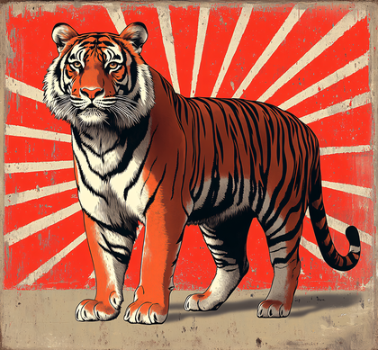 Majestic Tiger Illustration