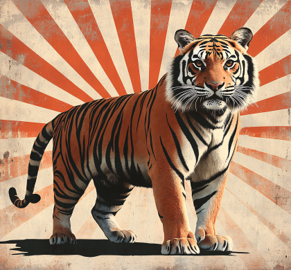 Majestic Tiger Portrait
