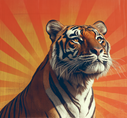 Majestic Tiger Portrait