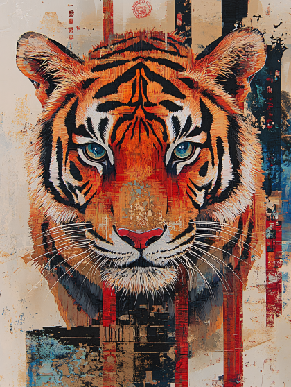 Majestic Tiger Portrait