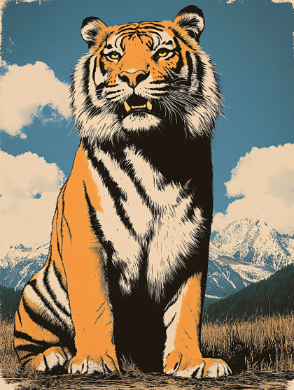 Majestic Tiger Portrait