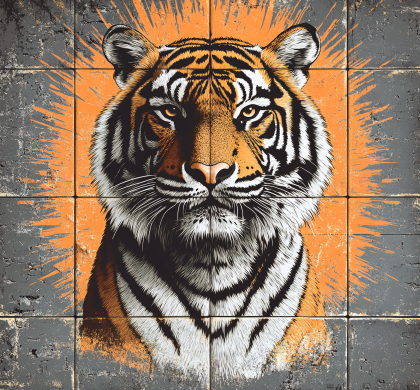 Majestic Tiger Portrait