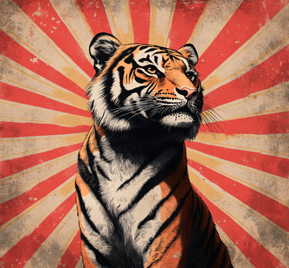 Majestic Tiger Portrait