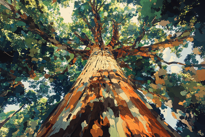 Majestic Tree Canopy View