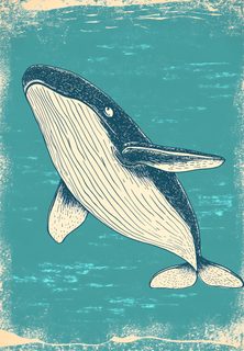 Majestic Whale In Ocean Depths