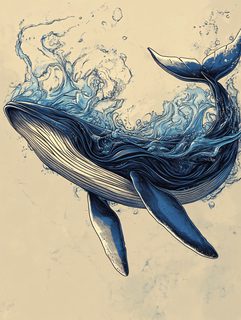 Majestic Whale Splash