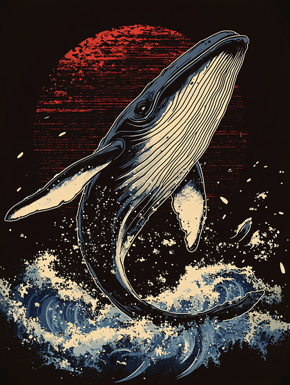 Majestic Whale Splash