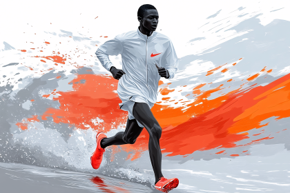 Male Athlete Running