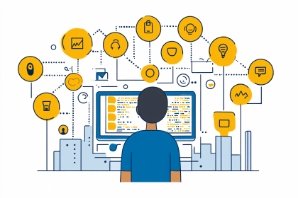 Man Coding Concept