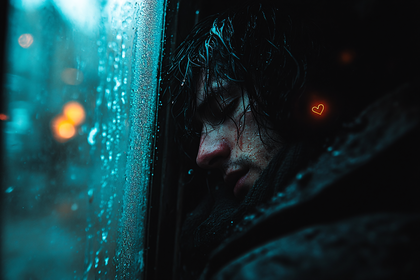 Man in Rain