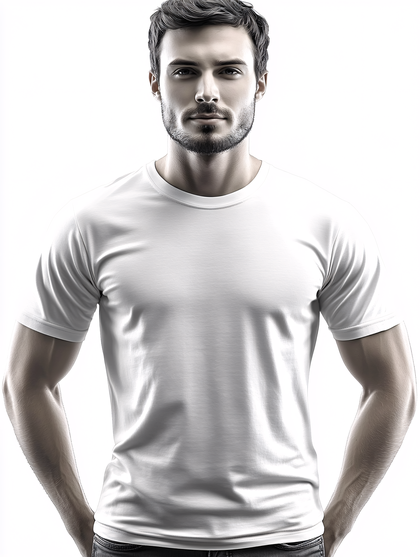 Man In White T-Shirt