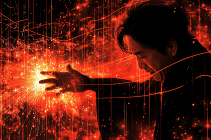 Man Interacting With Energy