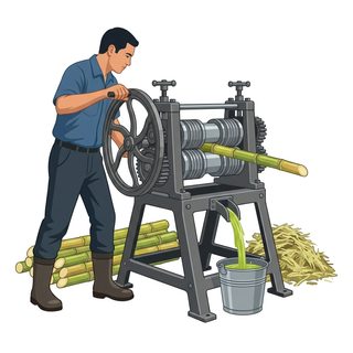 Sugarcane juicer