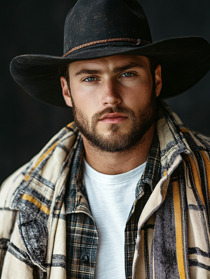 Man With Cowboy Hat