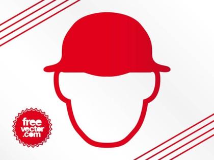 Man With Hat Icon Free Vector