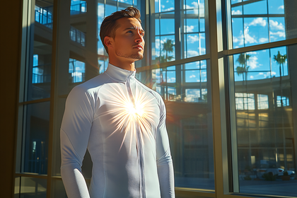 Man With Inner Radiance