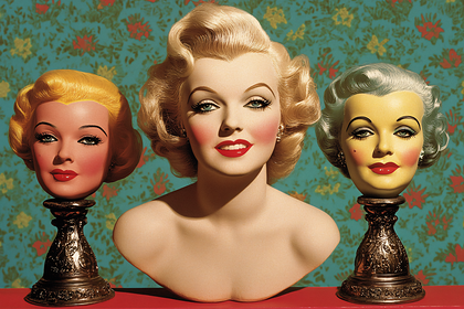 Marilyn Monroe Mannequin Heads