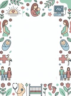 pregnancy baby border