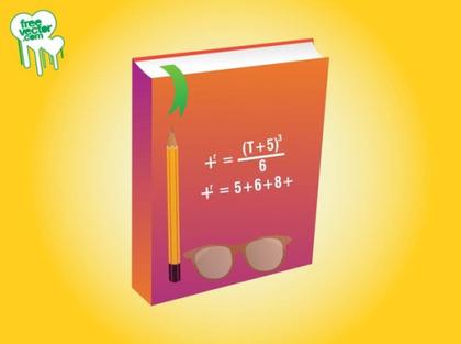 Maths Textbook Free Vector