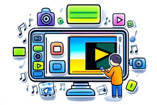Media Streaming Illustration