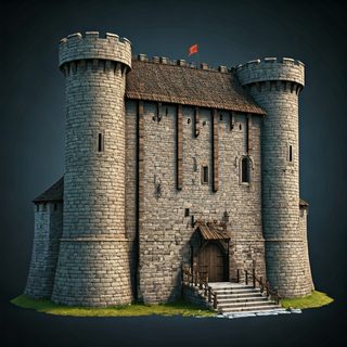 stone medieval castle