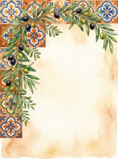 mediterranean olive frame