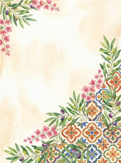 mediterranean olive frame