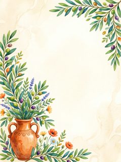 mediterranean olive frame