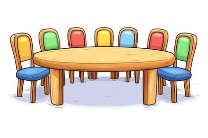 Meeting Table and Chairs