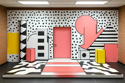 Memphis Style Interior Set
