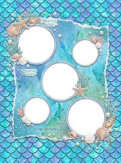 mermaid photo frame