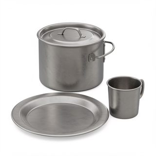 metal camping cookware