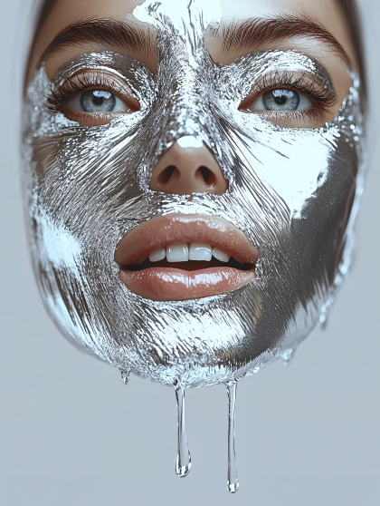 Metallic Mask Beauty Treatment