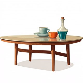 mid-century coffee table
