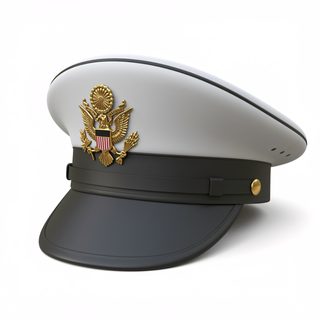 military officer cap
